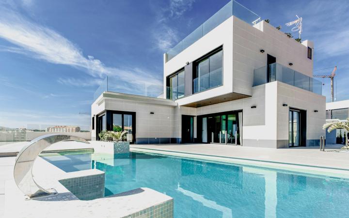 Villa Pueblo Del Sol - Contemporary Garden & Pool